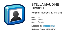 Stella Nickell Prison Info